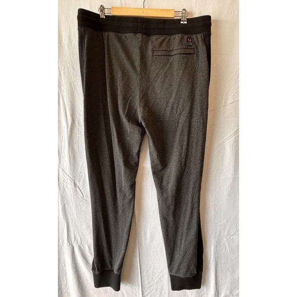 Psycho Bunny Jogger Sweatpants Mens Size 2XL Gray Drawstring Pockets - Picture 6 of 7
